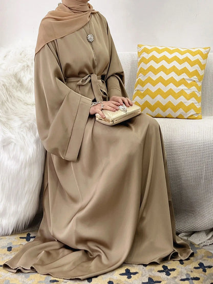 Modest Burgundy Abaya