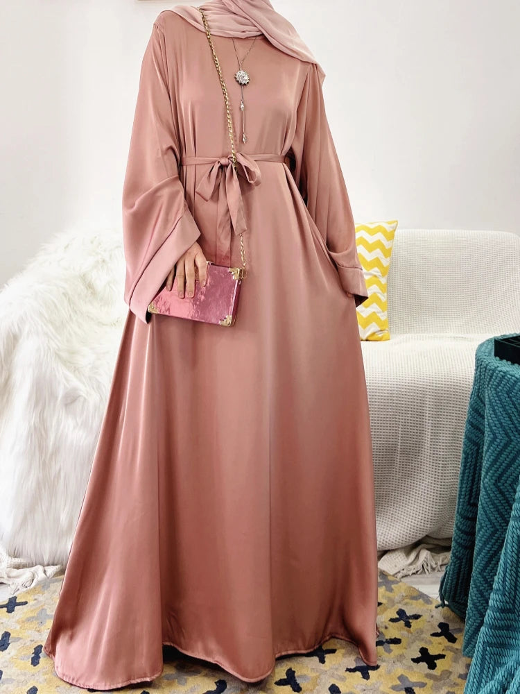 Modest Burgundy Abaya